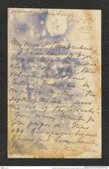 Nachlass Franz Steindachner, Brief von Wyville Thomson an Franz Steindachner (05.12.1877), Inv.Nr. 541.01, Seite 1